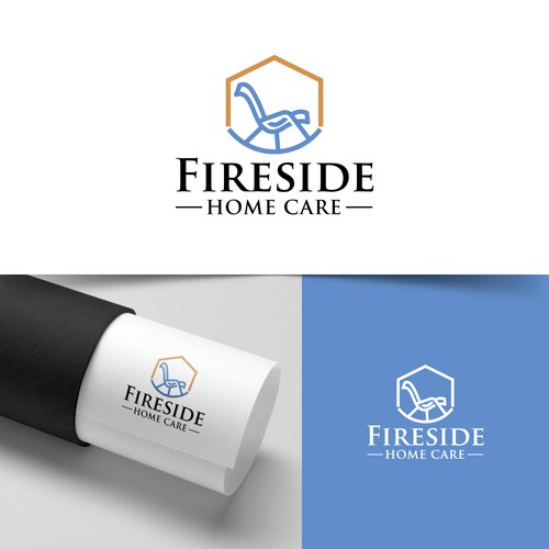 Fireside Home Care Logo Diseño de Web Hub Solution