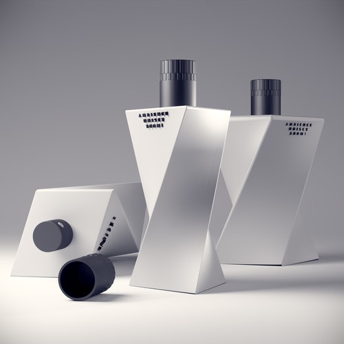 Niche perfume bottle design for unisex, 3D contest