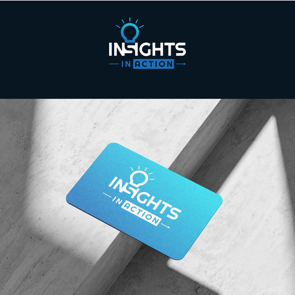 Diseño de odeeco titulado "Smart wordmark logo for Insights In Action"