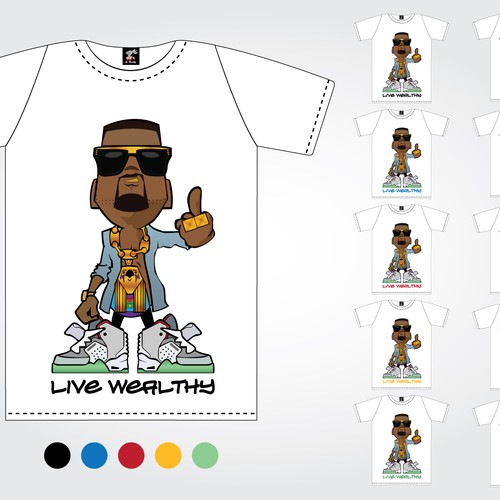 Create the next t-shirt design for nike air yeezy 2 Design by Lhen Que