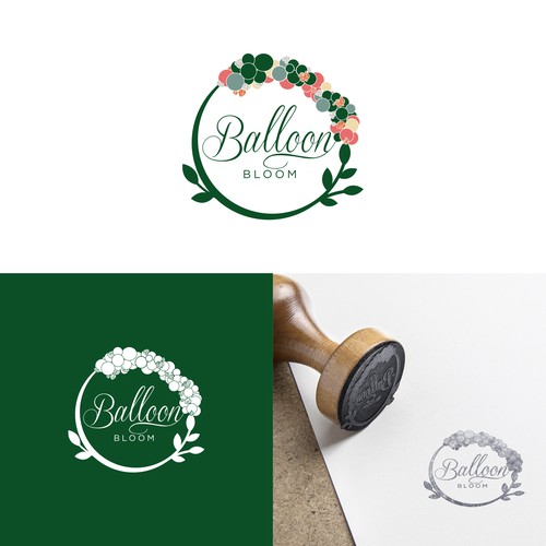 Balloon Bloom Logo Design by BENZdeka