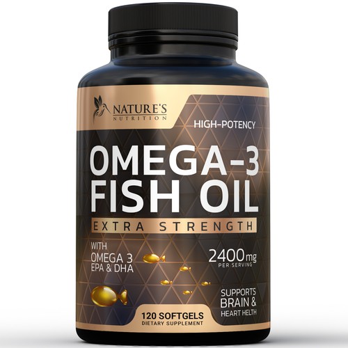 Designs | Omega 3 Fish Oil Design needed for Nature's Nutrition ...