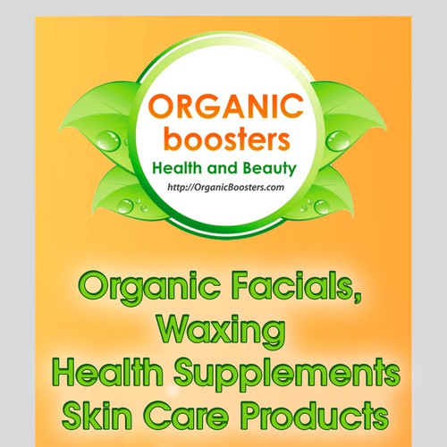 Organic Boosters needs a new signage Design por tale026