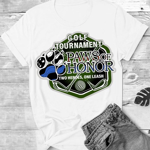 4th Annual Golf Tournament shirt design Design réalisé par SORENKOgraph