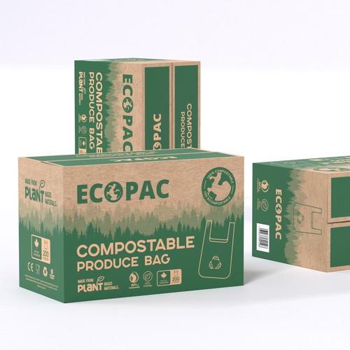 ECO FRIENDLY PACKAGING BOX DESIGN Design by DG[Graphix]