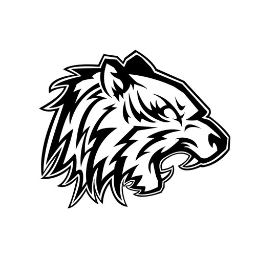 ➤ TIGER HEAD LOGO (Black) Design by Nandasinda
