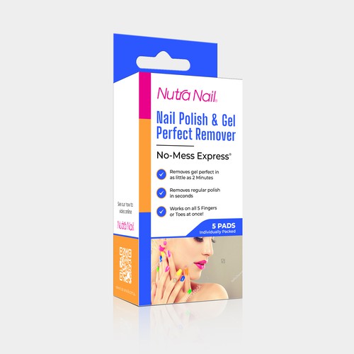 Nutra Nail Gel Remover Design by H_IMAM