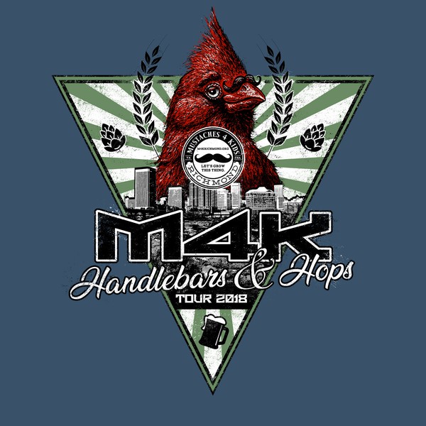 Diseño de strro titulado "MUSTACHES 4 KIDS"