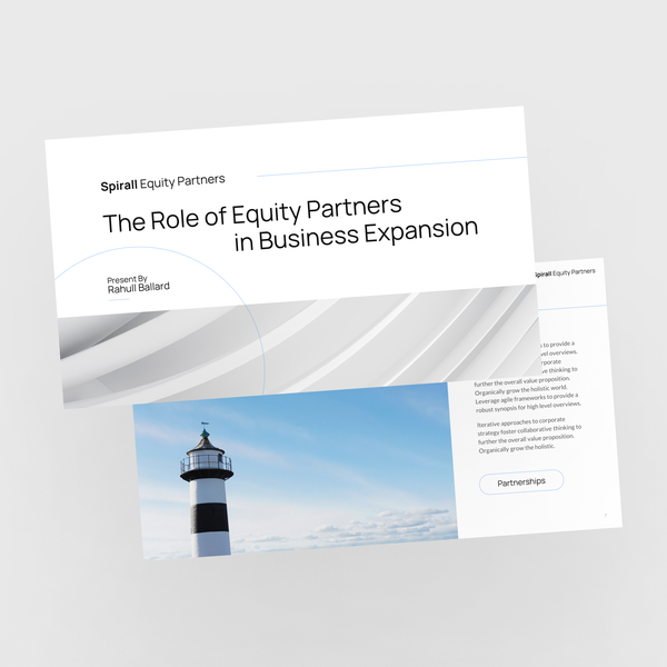 Business Partners Pitch Deck Presentation