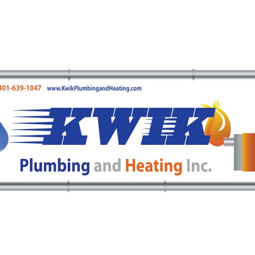Create the next logo for Kwik Plumbing and Heating Inc. Réalisé par KK-design