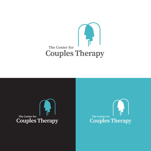 Simple, elegant logo to attract discerning couples therapy clients Design by Guane