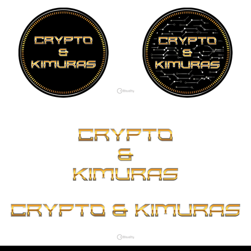 Crypto Coin + Font (2 words) Design for Martial Arts Team Design by Bisuality