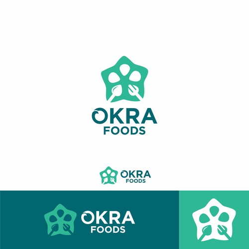 Okra inspired logo design Design by zumiko