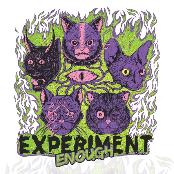 Design realizzato da Iqblnugraha intitolato "5 badass cat"