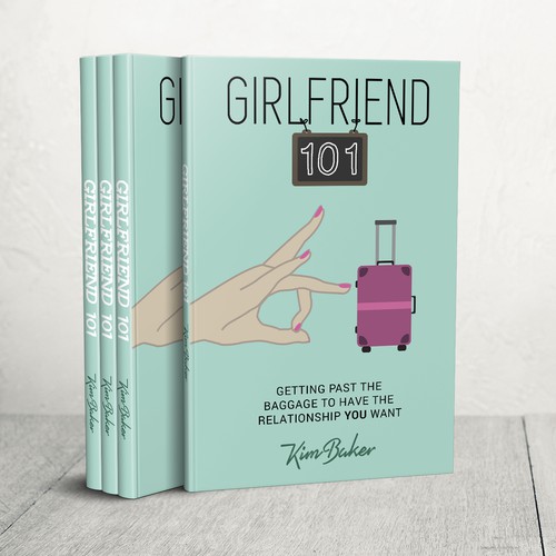 Design a classy, flirty book cover for a dating and relationships book Design by marlinabambina