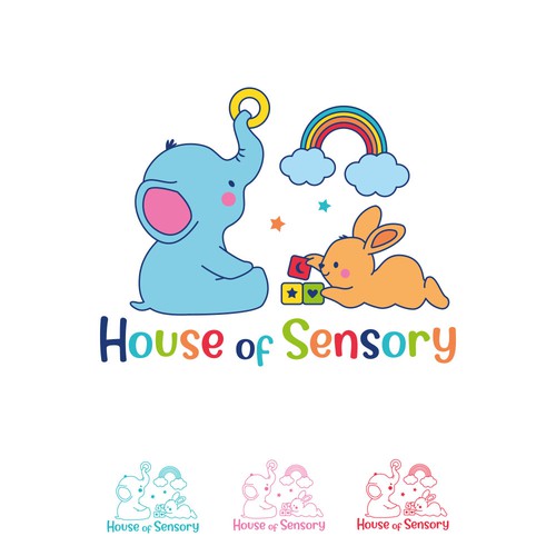 Design a feminine sensory toy store logo for an online retailer selling sensory toys for kids Design by AdryQ