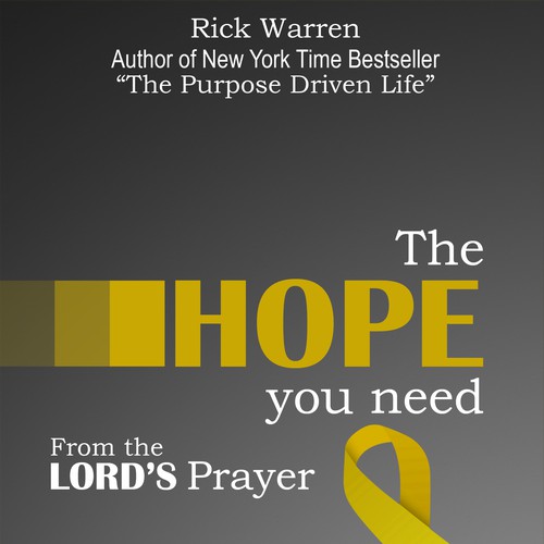 Design Rick Warren's New Book Cover Design réalisé par KHRAINE