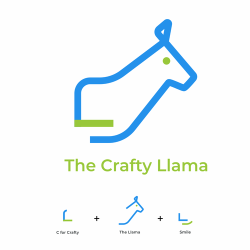 Design Simple and friendly Llama design di haqqi ilmiawan