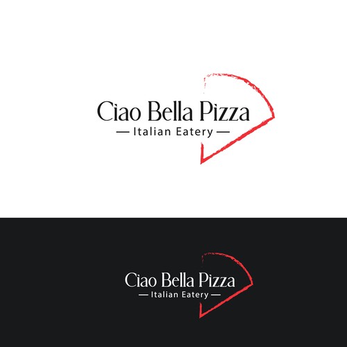 Ciao Bella Pizza Logo Design by desi9nart