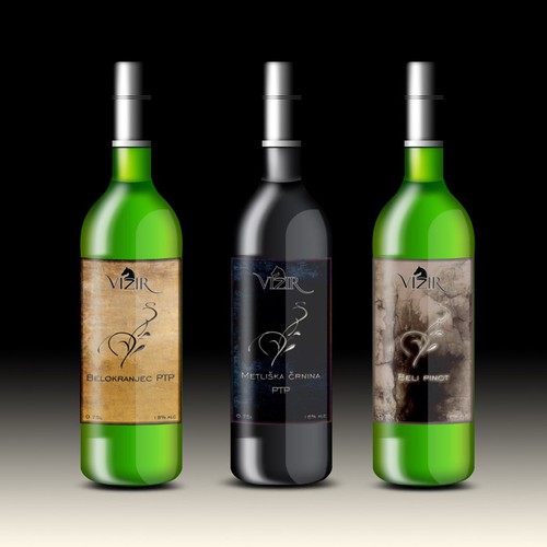 Design di Bottle label design for wine cellar Vizir di Xul