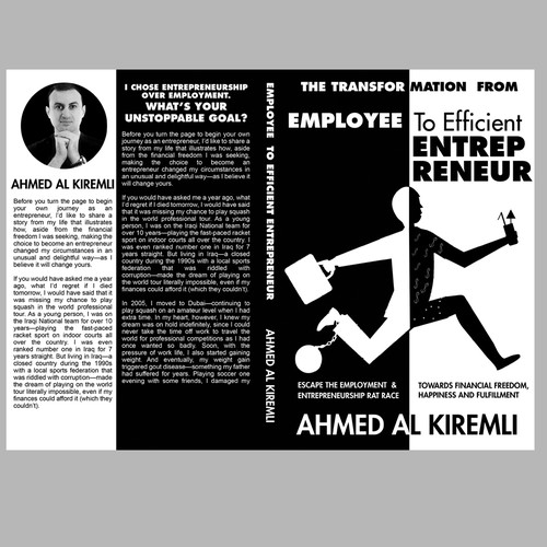 Design a Simple & Innovative Book Cover for the Transformation from Employee to Efficient Entrepreneur Design by DezignManiac