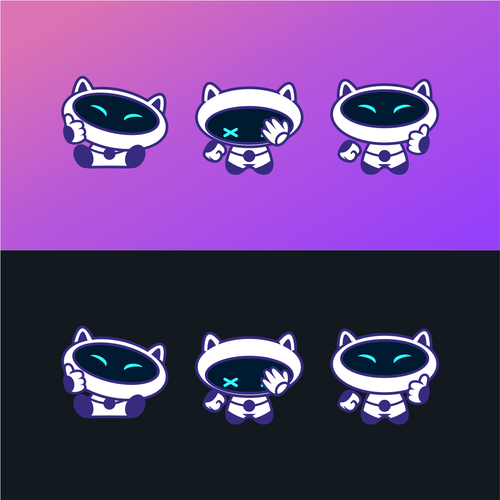 ProBot (the discord bot) needs a mascot for rebranding. Design réalisé par palugongso