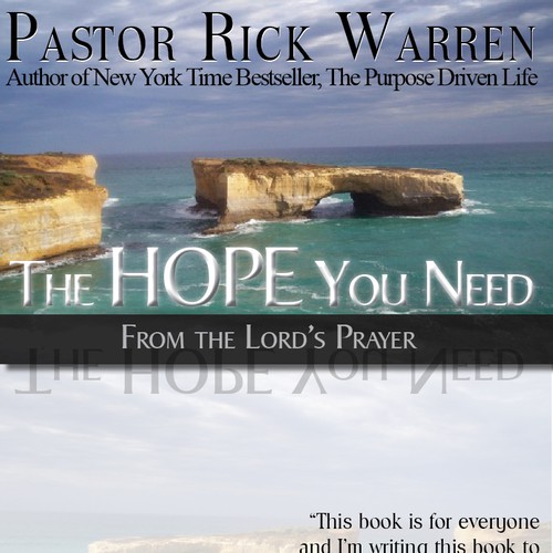 Design Rick Warren's New Book Cover Design réalisé par AxM