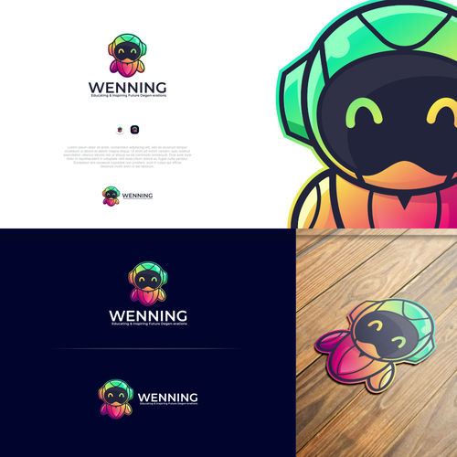 Eye-catching logo for NFT Education & Web3 Equality platform