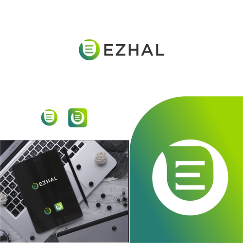 Mobile application logo for "Ezhal" Design by Elesense