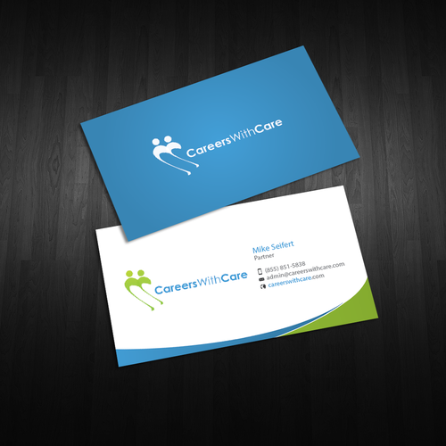 Hire Me business cards Design réalisé par An'