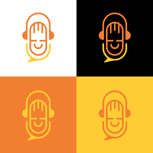 Podcast Logo for a Fun Business Podcast Intersecting Company Culture & Marketing Design by Nicusor Duman