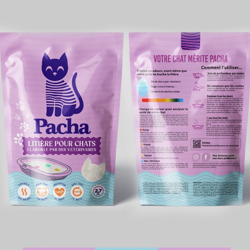 Cat Litter startup Minimalistic packaging - Contest Design von agooshe