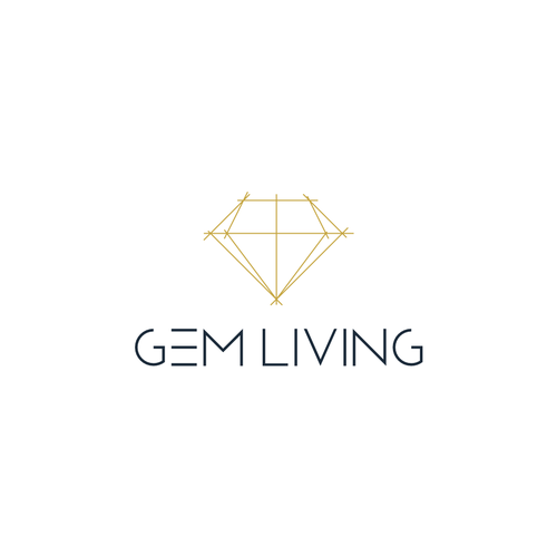 Geometrical, minimalist, modern brand design for Gem Living Design by Radcal™