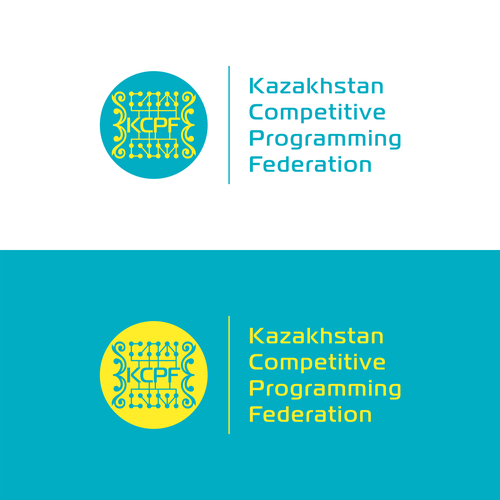 Logo for the Kazakhstan Competitive Programming Federation Design by SuperYes!