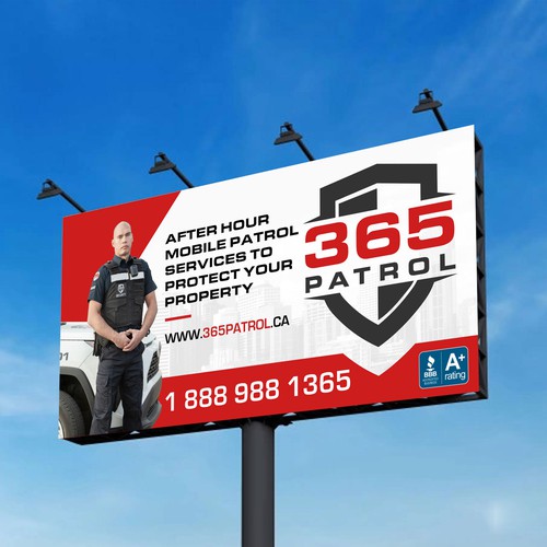 I need a billboard design for a Security Guard Company Design by icon89GraPhicDeSign