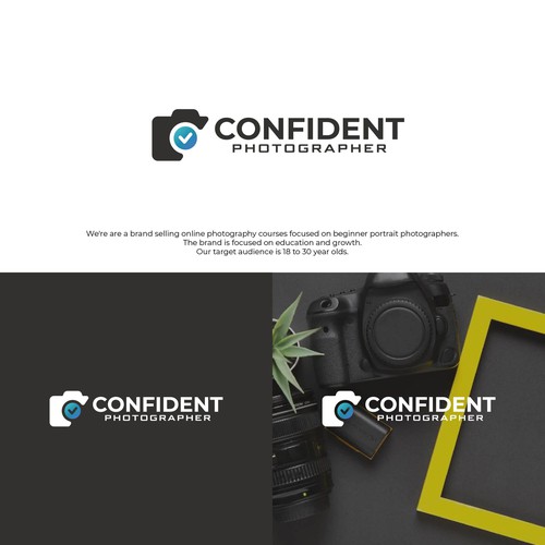 Fun Modern Photography Course Logo Design by mugiwara23