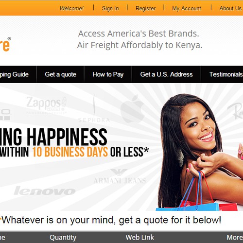 SAVO STORE - FRONT PAGE BANNER Design by JRTechnologies