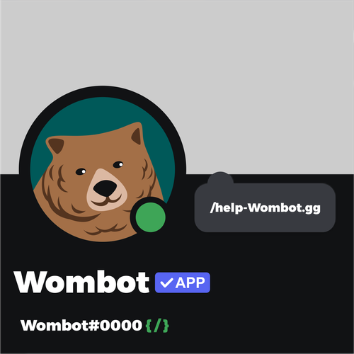 Designs | Cute & Derpy Wombat Logo for Discord Bot (Simple Profile ...