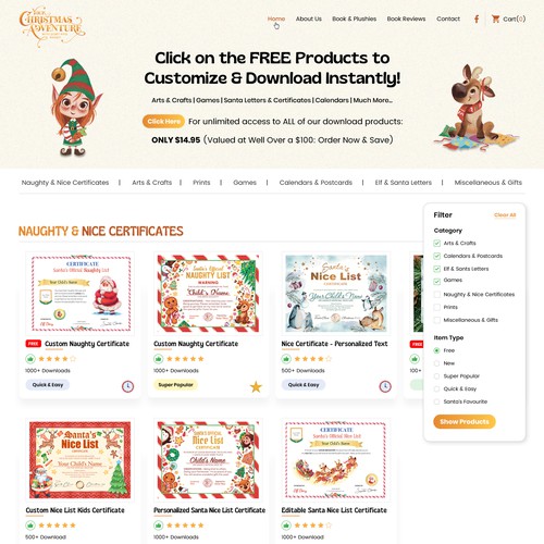Simple 1 Page Design | Like Etsy | Images Provided Design von Janki14