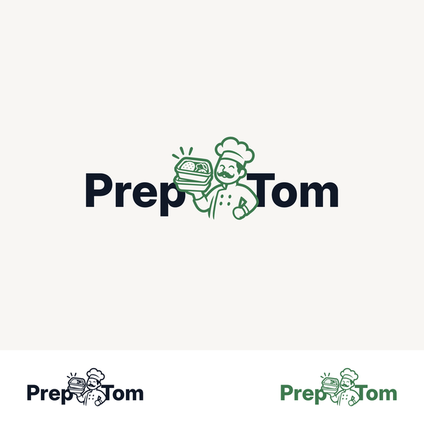 Logo concept for prep meal website
