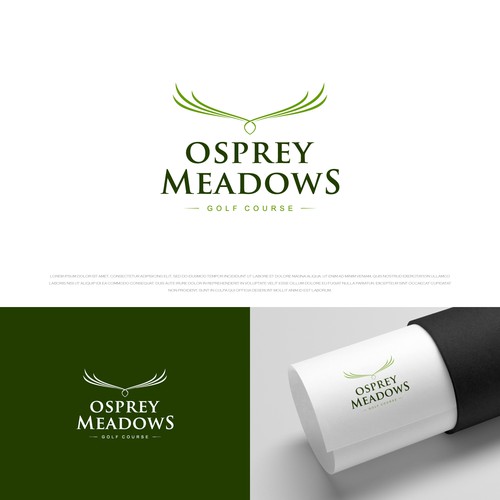 Golf Course Logo - Osprey Meadows Golf Course at Tamarack Design by ikankayu