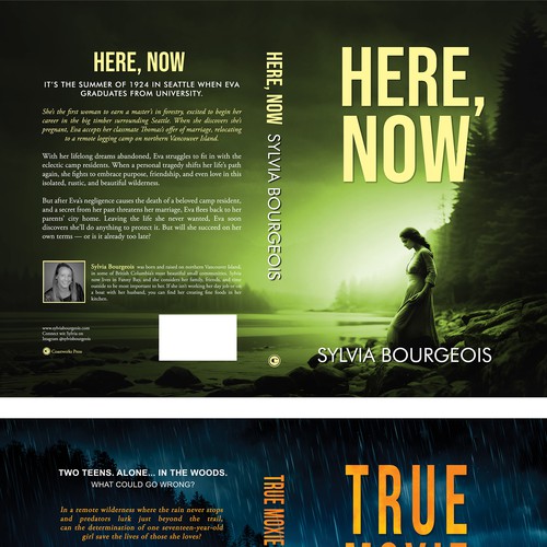 Book cover design for historical fiction novel set in British Columbia Design by didiwahyudi.trend