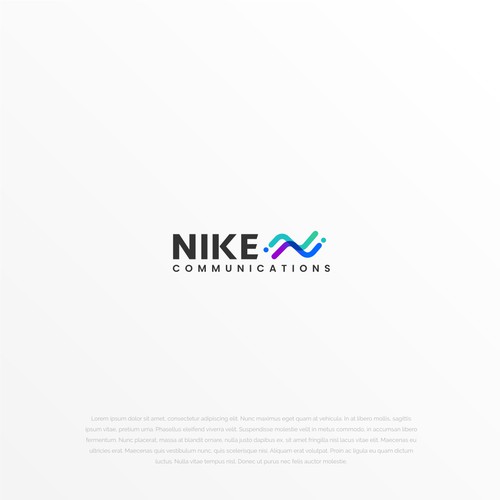 Nike Communications Logo Contest Design by R.one