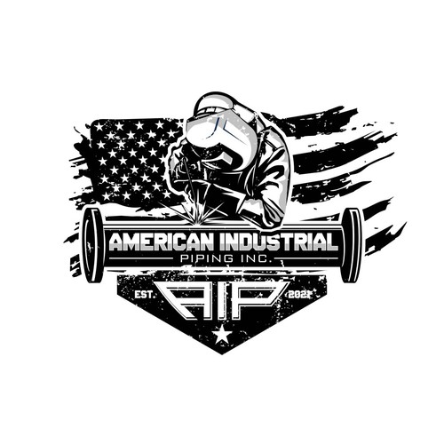 Badass logo for welding/pipefitting company Design by CrimaDezignz®