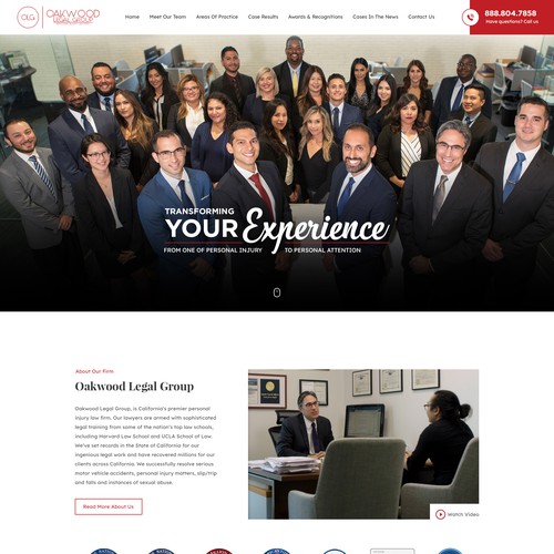 Car Accident Lawyer Landing Page, Mini Site Design by pixelwebplanet