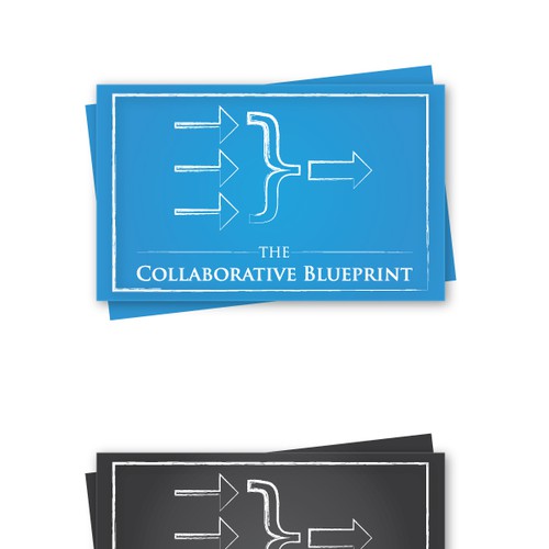 Create the next logo for The Collaborative Blueprint Design by blackdog.digital