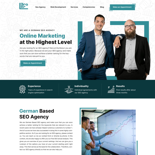 Web page design contest entry by Obizzy