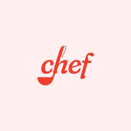 "CHEF": Food & Cooking Social Media Logo Design by raykaya