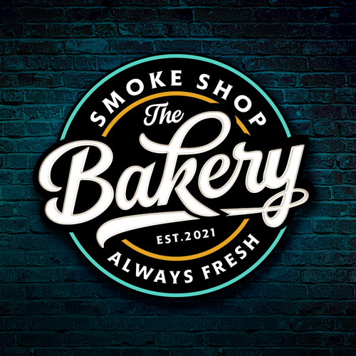 Smoke Shop Called "The Bakery" Logo Design by Agenciagraf