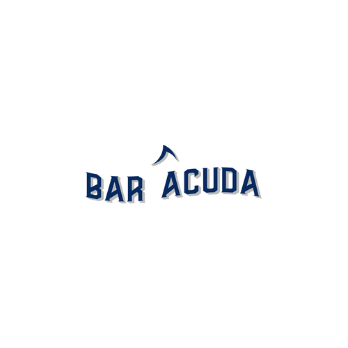 Logo for BAR ACUDA beach bar Design by intertidaldesign